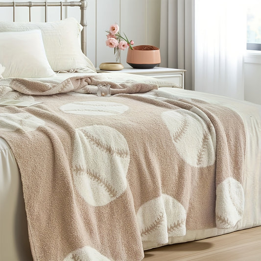 Baseball Plush Throw for Adults