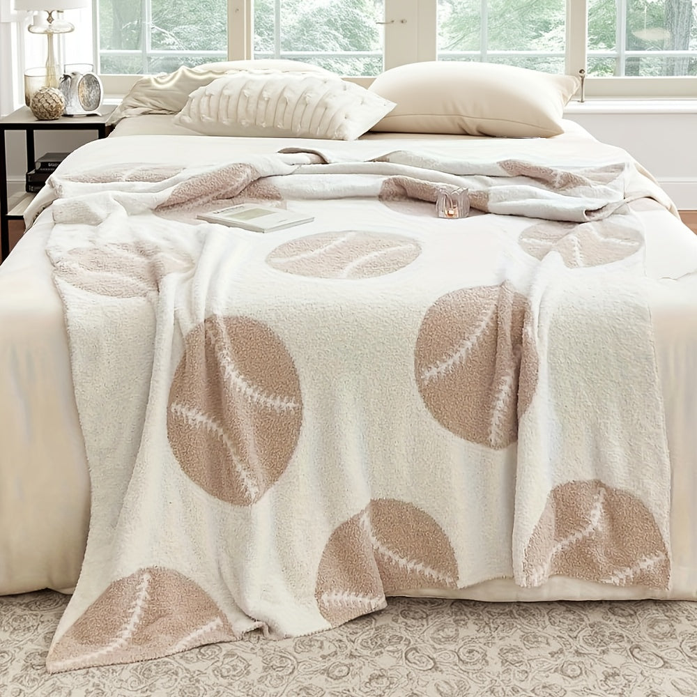 Baseball Plush Throw for Adults