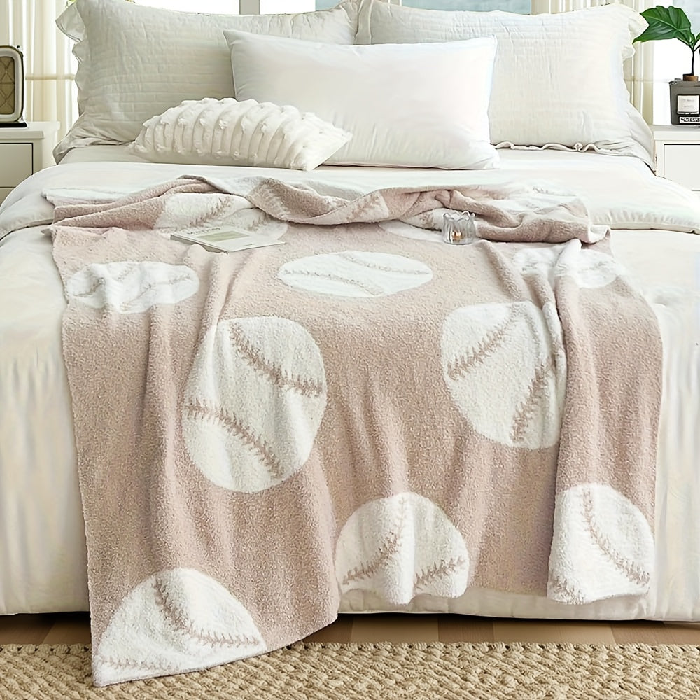 Baseball Plush Throw for Adults