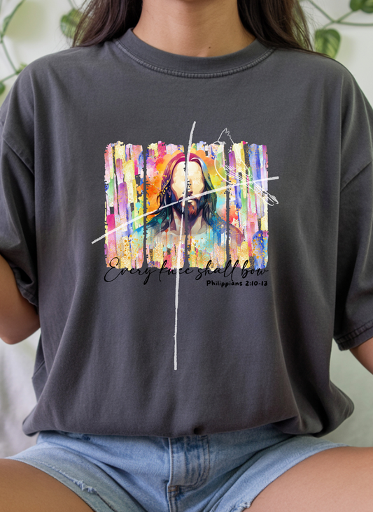 Every Knee Shall Bow | Comfort Colors Tee