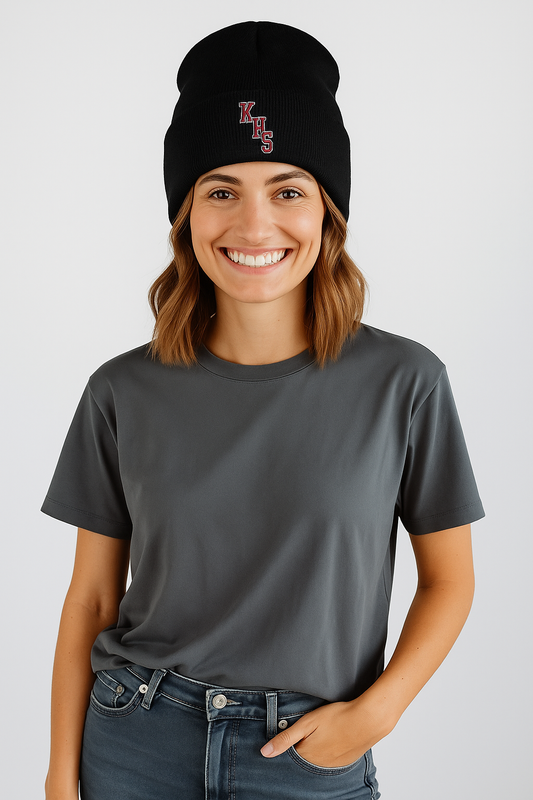 KHS Embroidered Cuffed Beanie