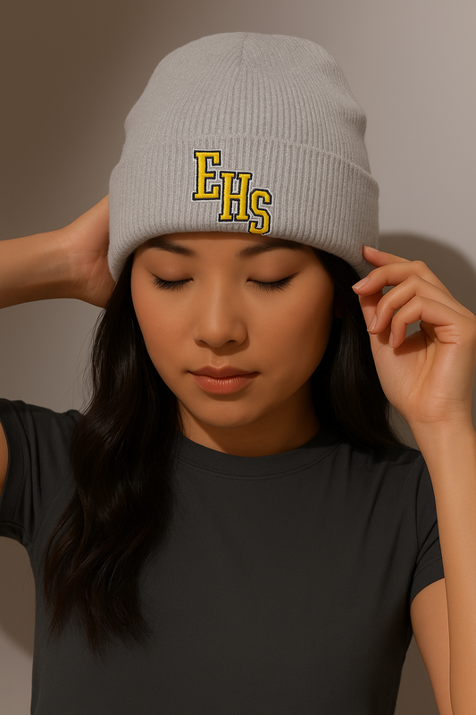 EHS Embroidered Cuffed Beanie
